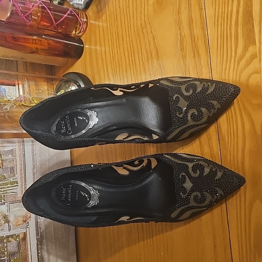 Rene Caovilla Swarovski Crystal Mesh Pumps - Picture 3 of 17